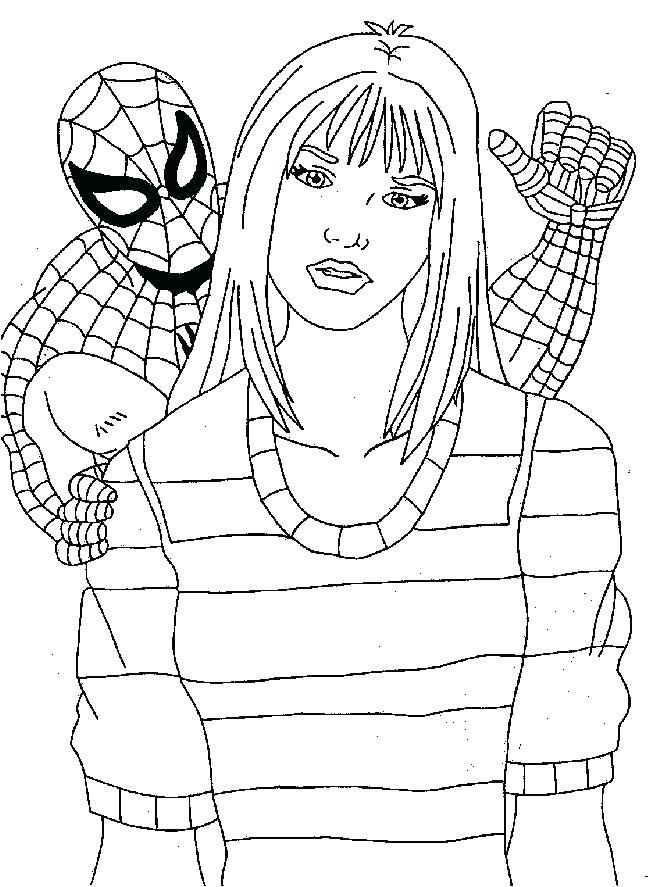 650x887 The Amazing Spider Man Coloring Pages Great Free Printable
