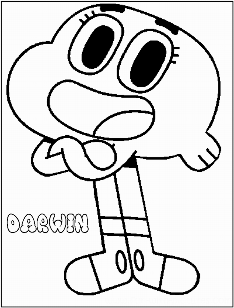 780x1024 Amazing World Of Gumball Coloring Pages Print Now Kids