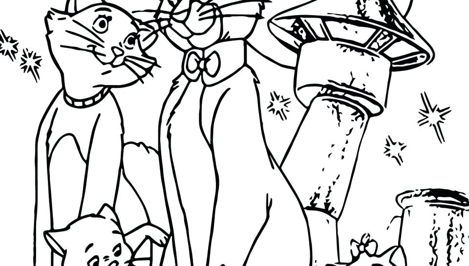 960x544 The Aristocats Coloring Pages Good The Coloring Page Cartoon Free