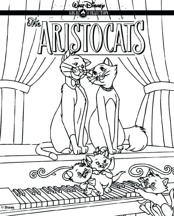 600x743 The Aristocats Coloring Pages The Coloring Pages Aristocats