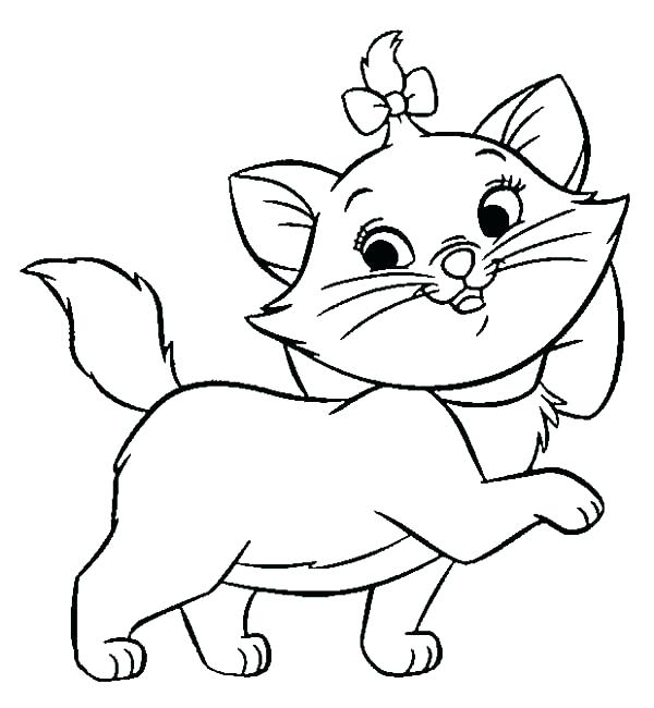 600x650 The Aristocats Coloring Pages The Coloring Pages The Walking