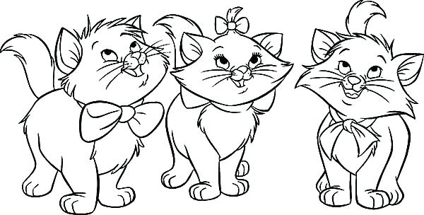 600x304 Aristocats Coloring Pages