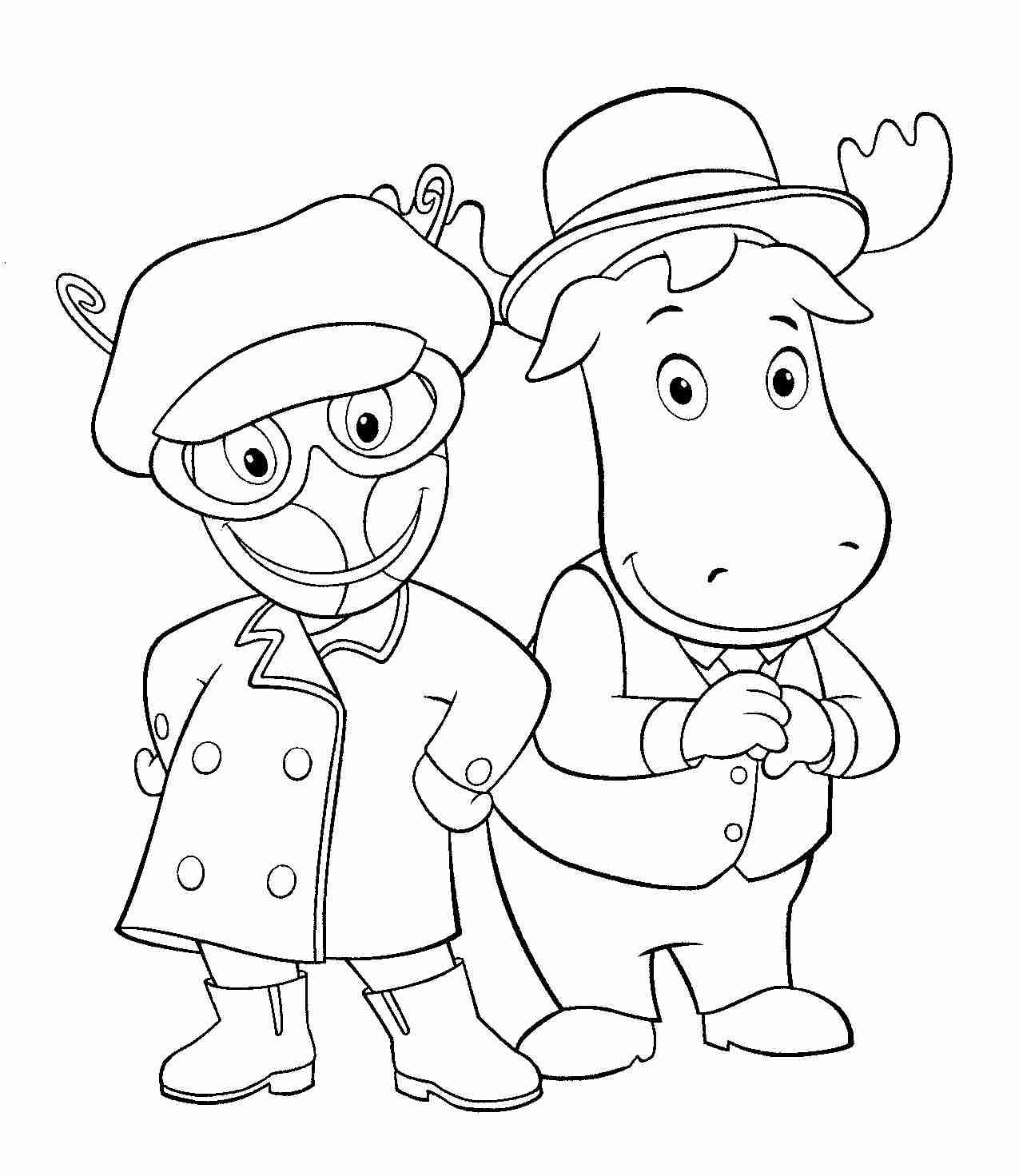 1275x1472 Free Printable Backyardigans Coloring Pages For Kids Tearing