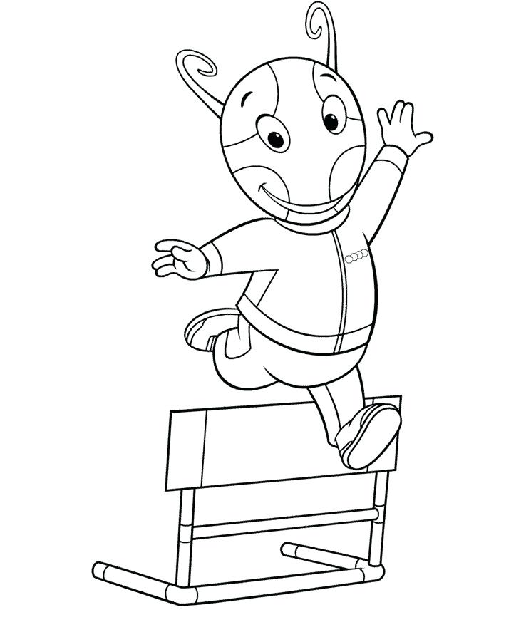 731x894 Backyardigans Coloring Pages Murs