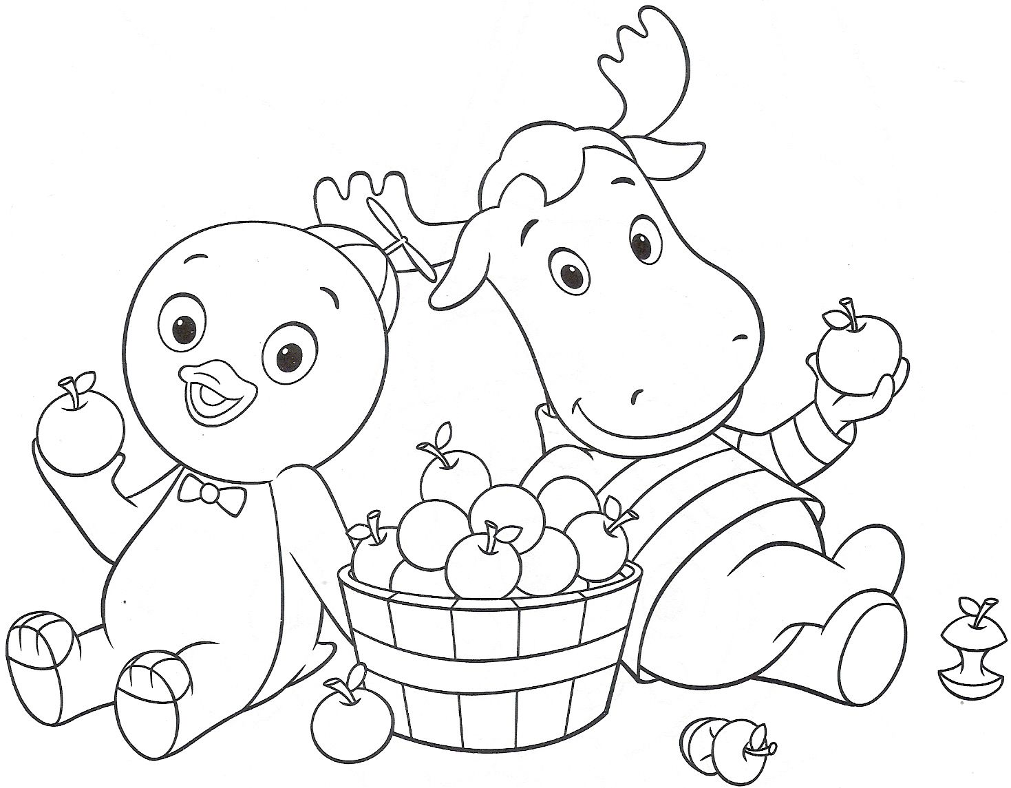 1469x1145 Backyardigans Coloring Pages For Kids Pixels