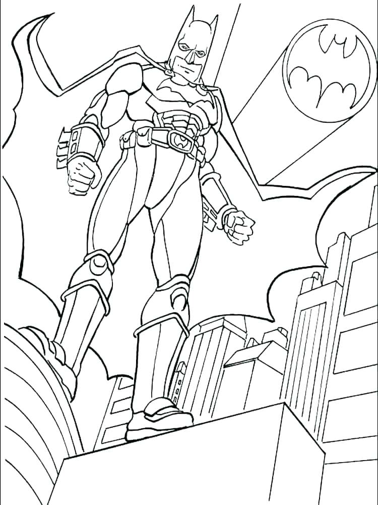 750x1000 Batman For Coloring