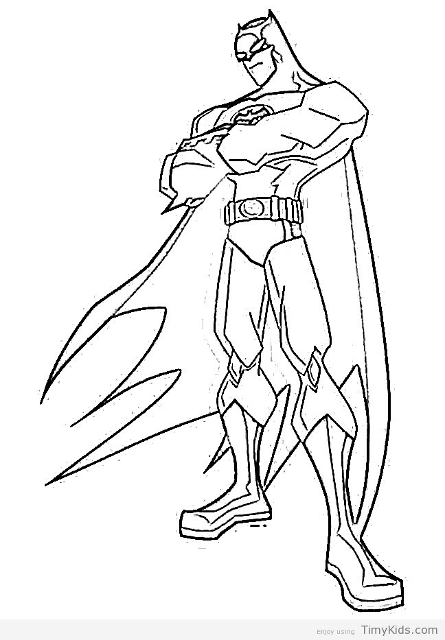 648x933 The Batman Coloring Pages Timykids