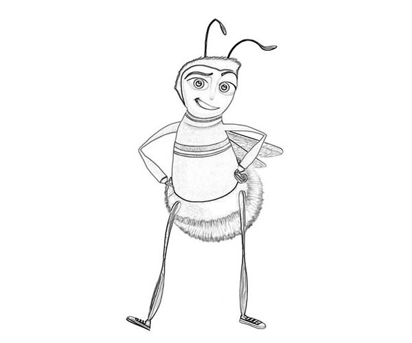 600x500 Bee Movie Drawing