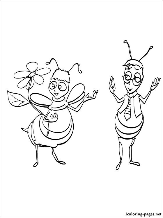 560x750 Coloring Pages Bee Movie Coloring Pages