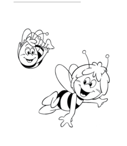 260x300 Maya The Bee Movie Coloring Pages Playing Learning