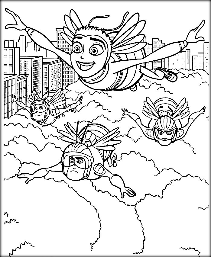 Download The Bee Movie Coloring Pages at GetDrawings.com | Free for personal use The Bee Movie Coloring ...