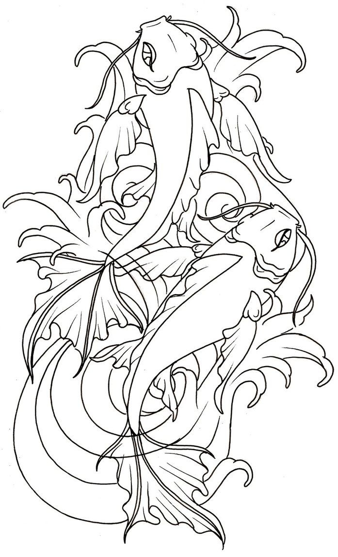697x1147 Best Of Koi Adult Coloring Pages To Print Gallery Printable