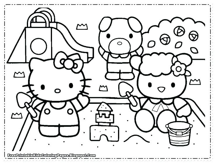 736x559 Coloring Pages For Girls Hello Kitty Vanda