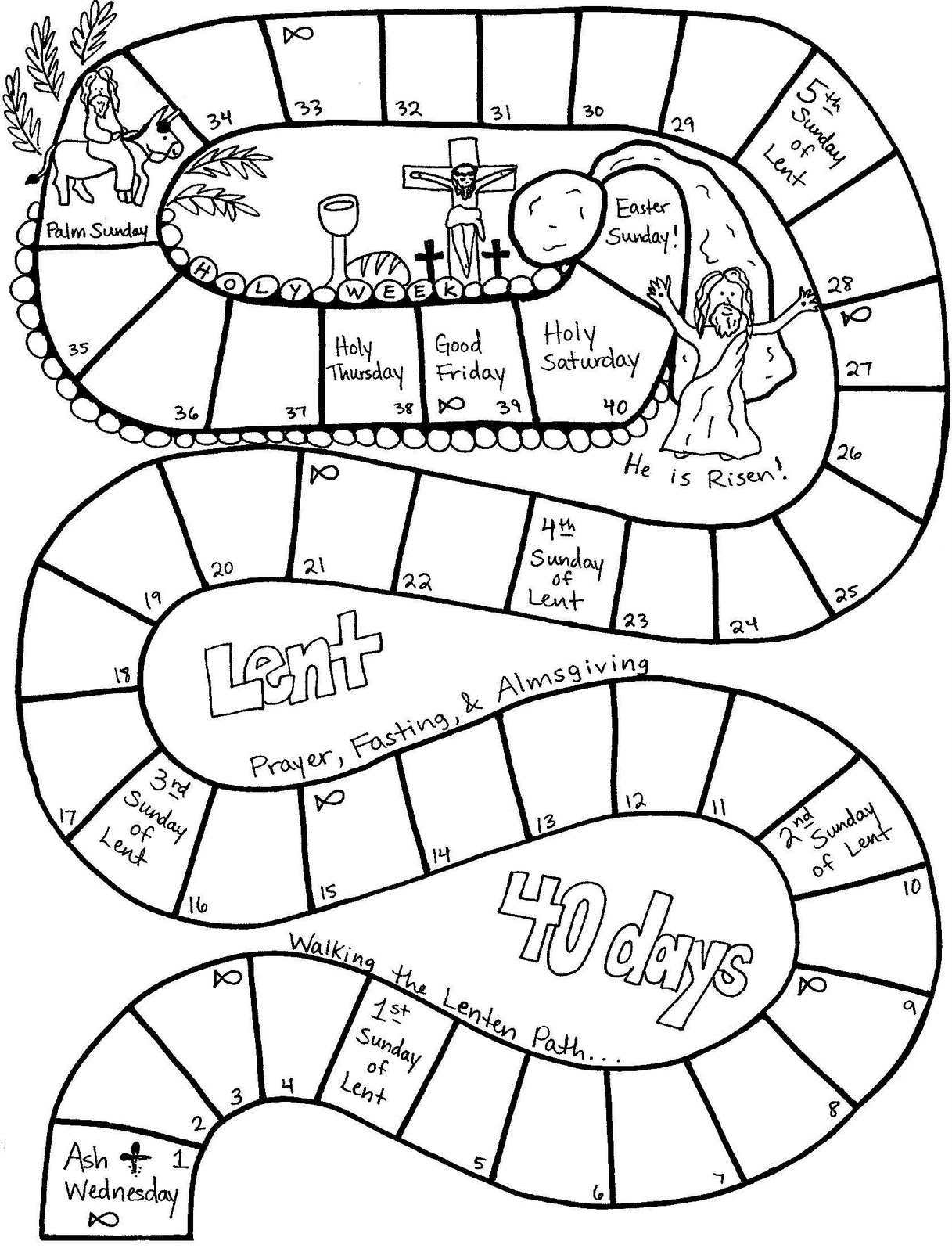 1217x1600 Lent Coloring Pages Best Coloring Pages For Kids Lent Coloring