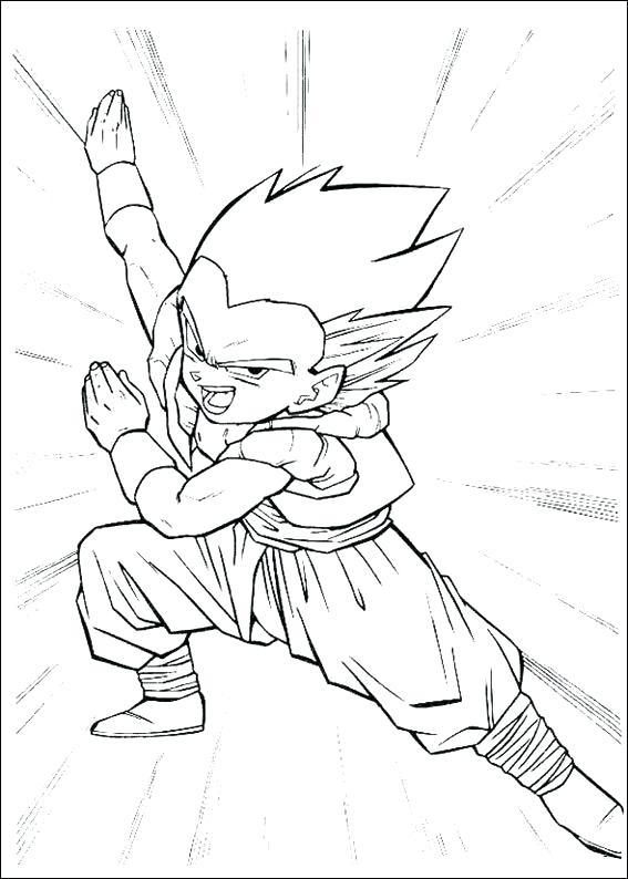 567x794 Goku Coloring Pages Printable Coloring Pages Of Dragon Ball Z Best