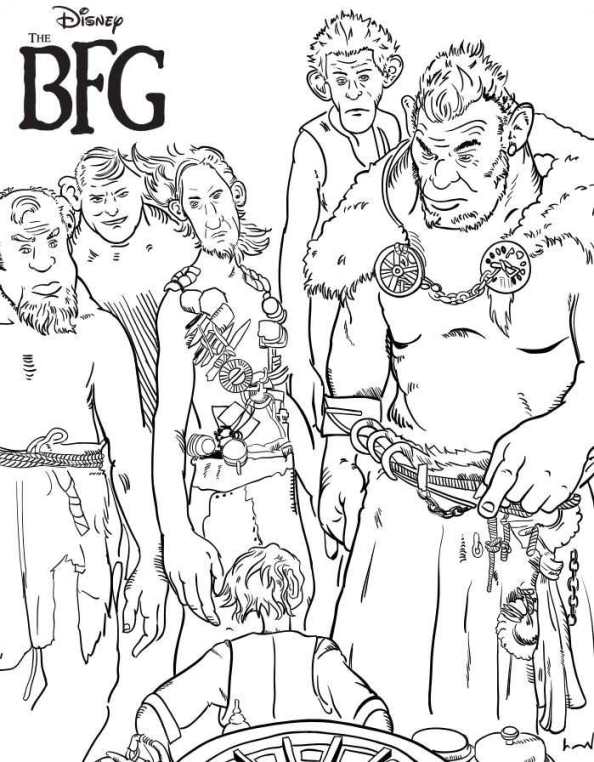 594x762 Kids N Coloring Pages Of Bfg