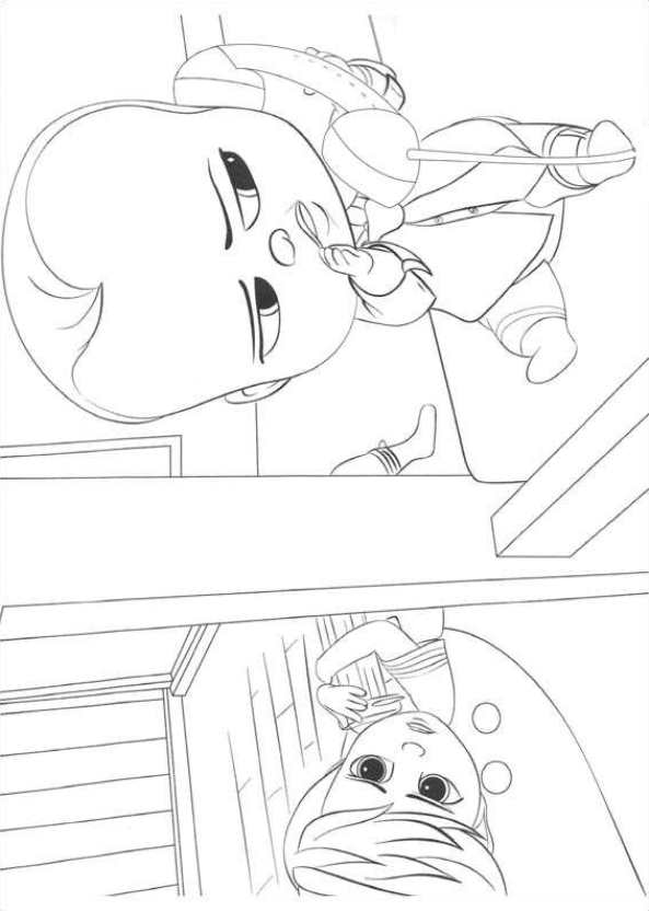 593x832 Kids N Coloring Pages Of Boss Baby