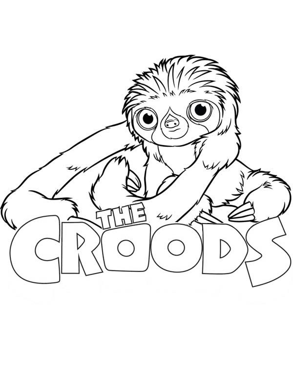 600x754 The Croods, The Croods Movie Poster Coloring Page The Croods