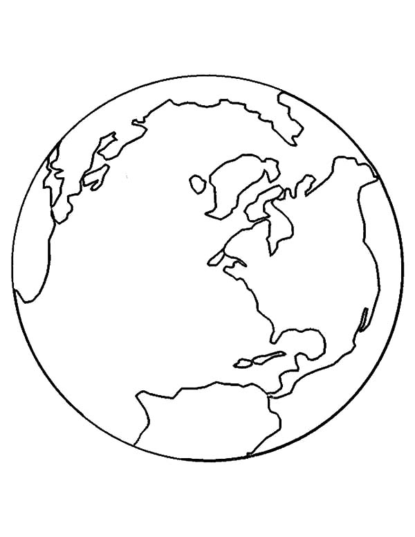 600x776 Earth Coloring Pages Free Printable