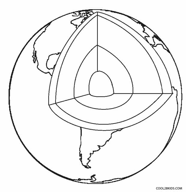 620x641 Printable Earth Coloring Pages For Kids