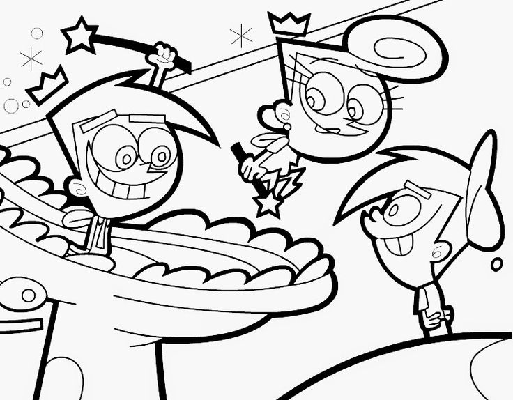 The Fairly Oddparents Coloring Pages