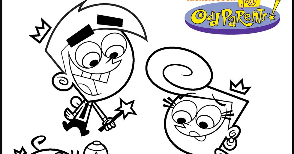 980x514 Fairly Odd Parents Coloring Pages Team Colors