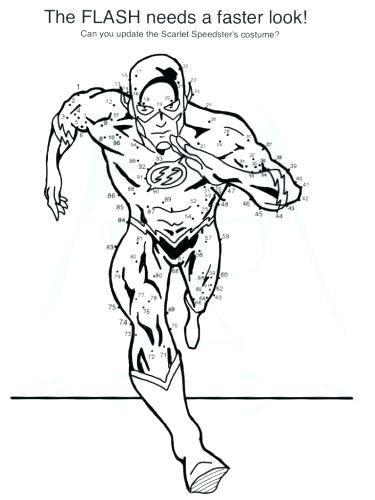 375x500 Kid Flash Coloring Pages Printable Get This Free Flash Coloring