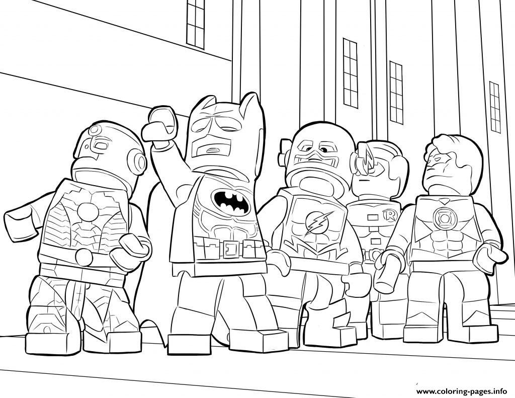 1024x791 Lego Batman Ironman Flash Coloring Pages Free Printable