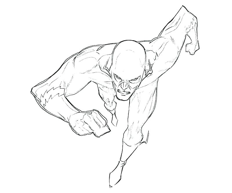 800x667 Flash Colouring Pages Printable