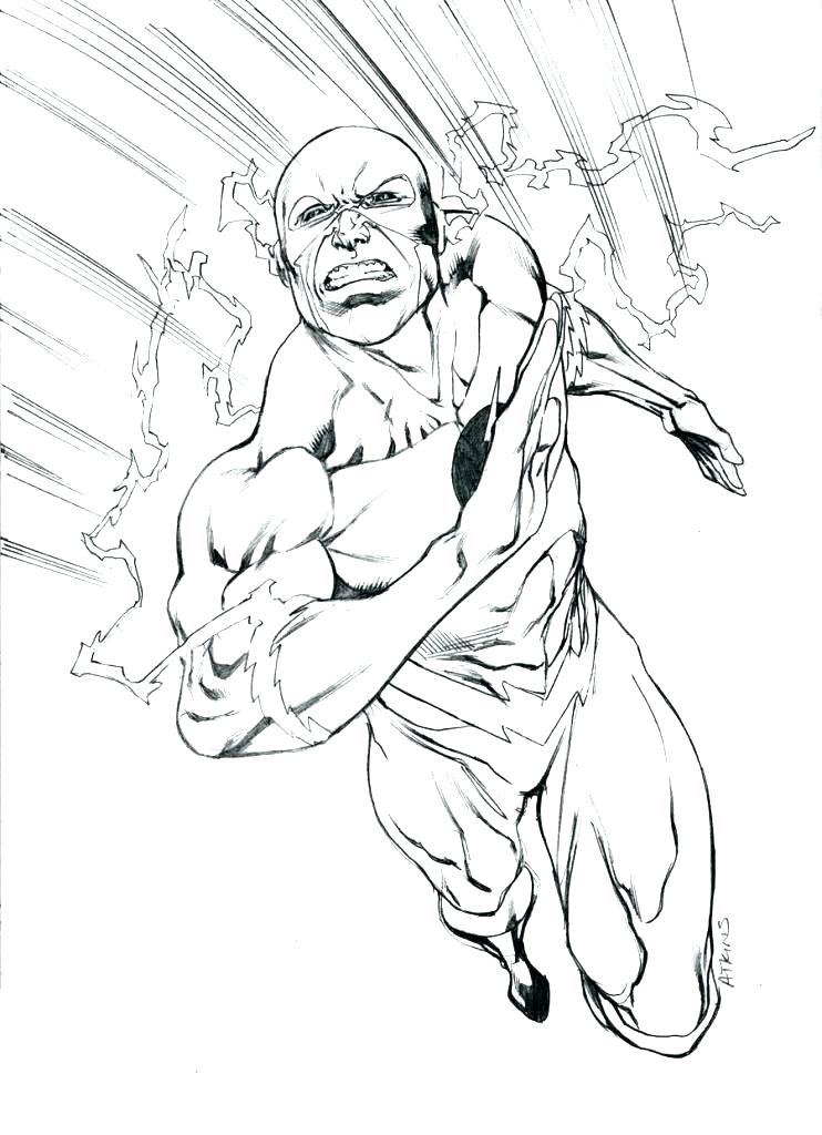 742x1024 Flash Coloring Book Pages Plus Super Hero Coloring Sheet Flash