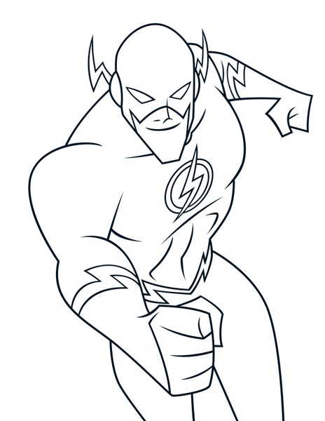 464x600 Flash Coloring Pages