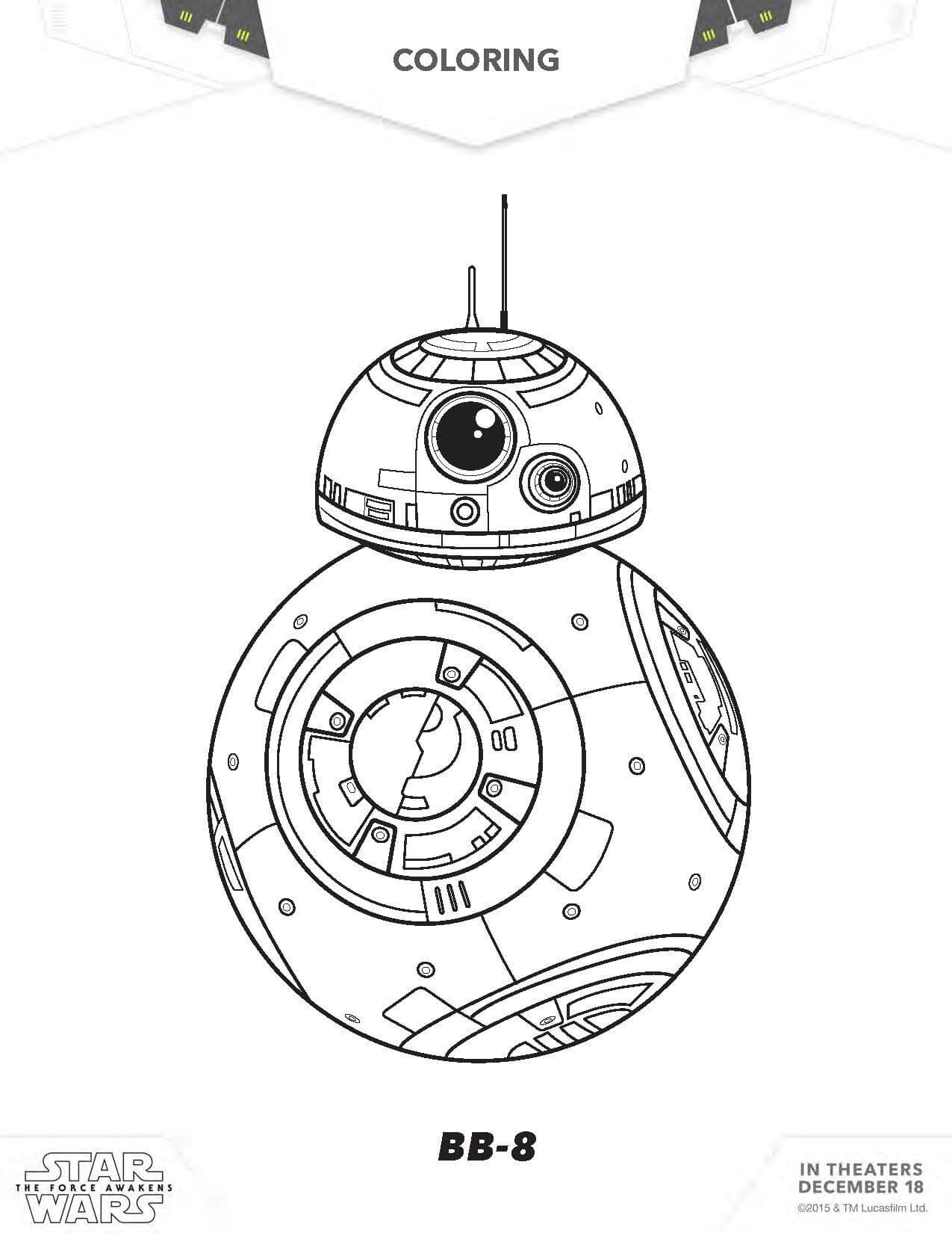1275x1650 Star Wars The Force Awakens Coloring Pages Download