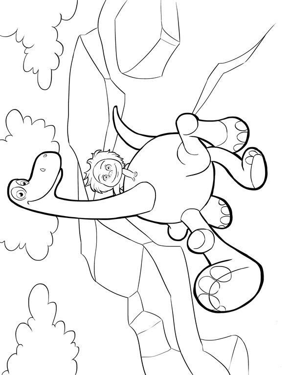 593x767 Kids N Coloring Pages Of Good Dinosaur