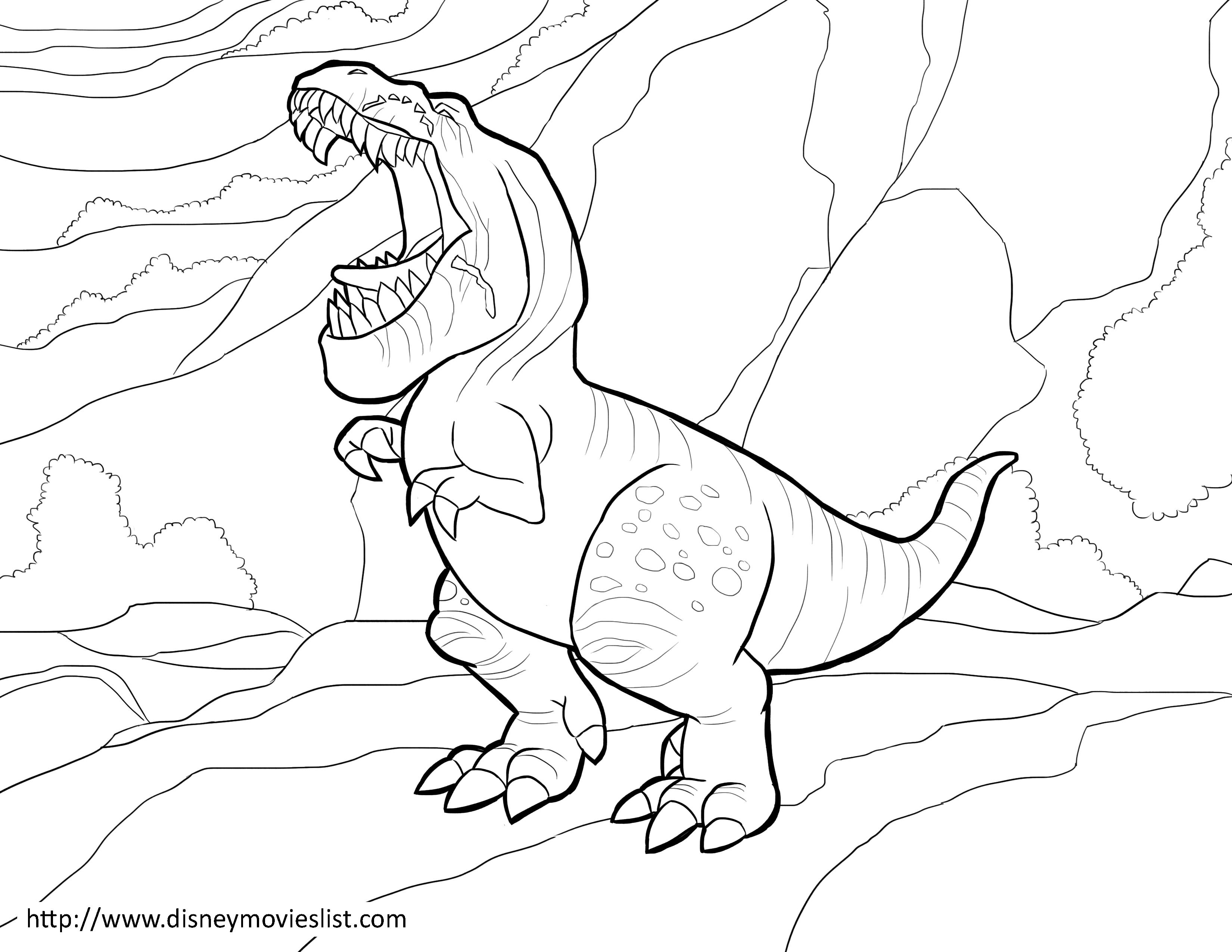 3300x2550 The Good Dinosaur Coloring Pages Printable