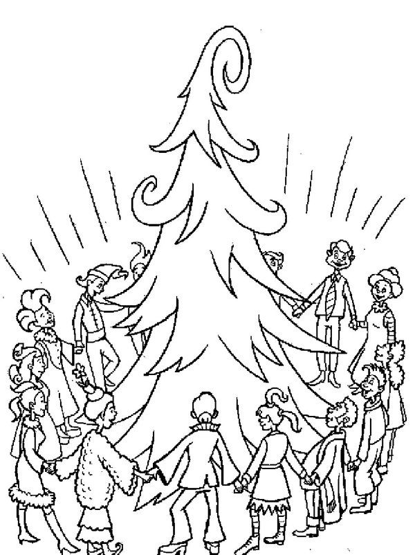 600x802 Dr Seuss The Grinch Coloring Pages