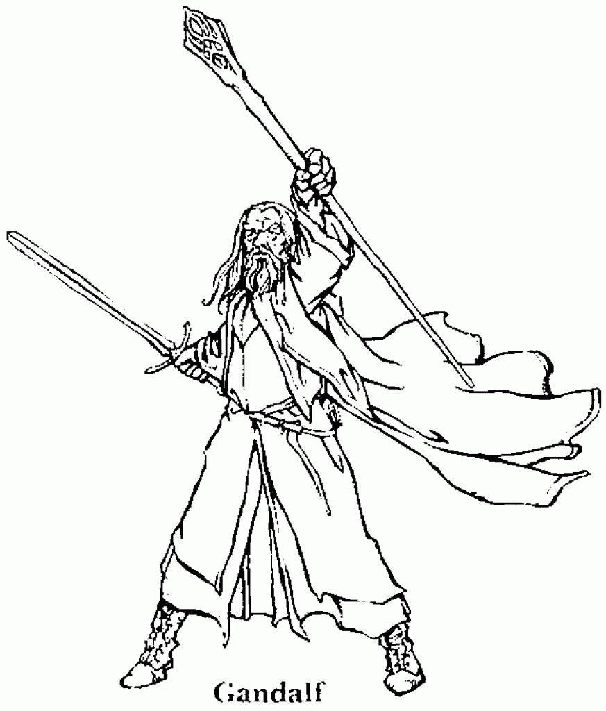 873x1024 Hobbit Coloring Pages