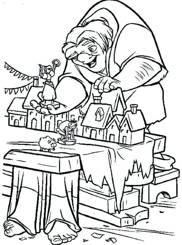600x807 The Hunchback Of Notre Dame Coloring Pages Coloring Page