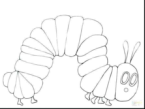 618x464 The Very Hungry Caterpillar Coloring Pages Beautiful The Very