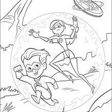 220x220 The Incredibles Coloring Pages