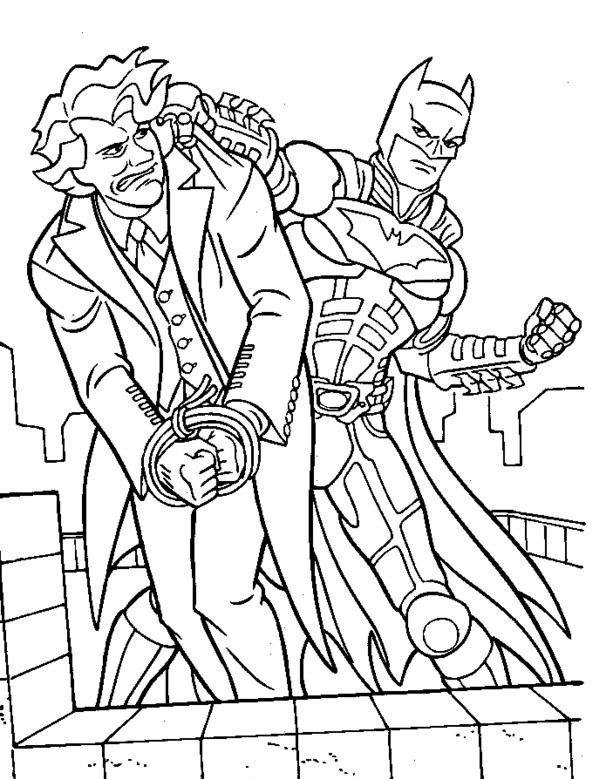 613x779 Joker Coloring Pages