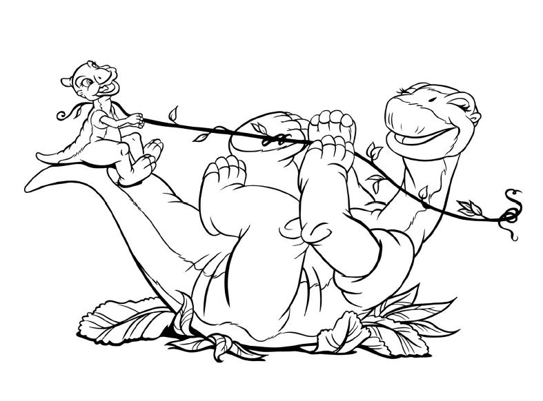 787x582 The Land Before Time Coloring Page Color Pages