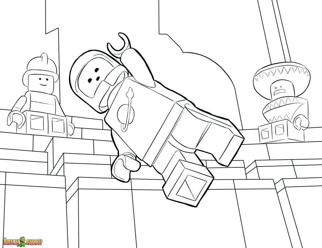 1024x791 Coloring Pages The Lego Movie Coloring Pages Page Printable