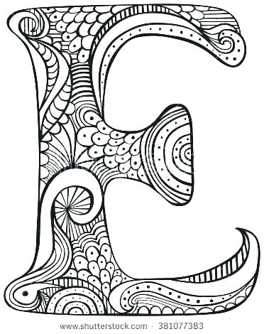 372x470 Coloring Page Letter A Letter A Coloring Pages Printable