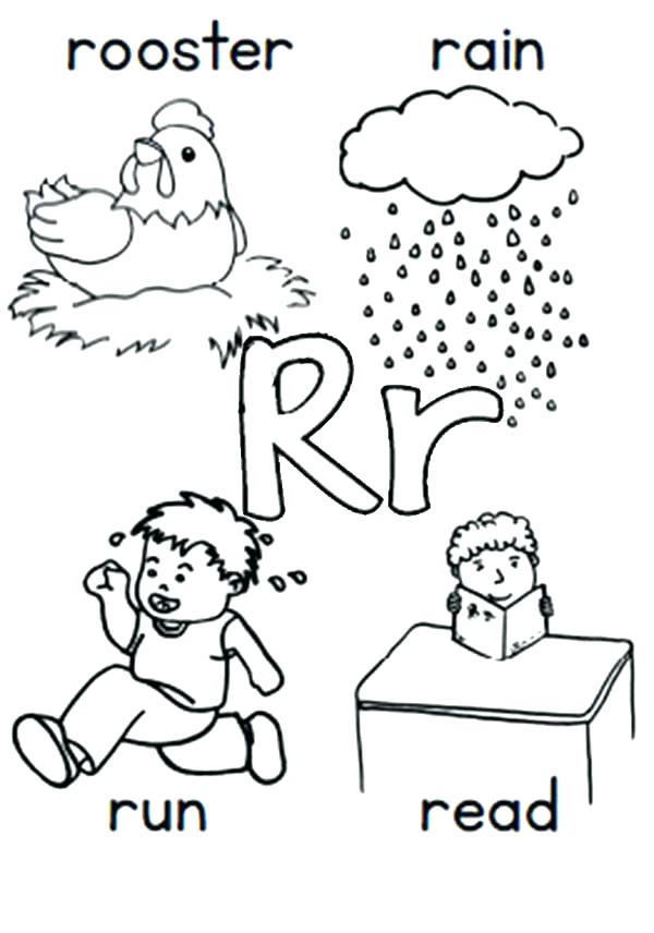600x856 Letter R Coloring Pages R Coloring Sheet Learn Alphabet Letter R