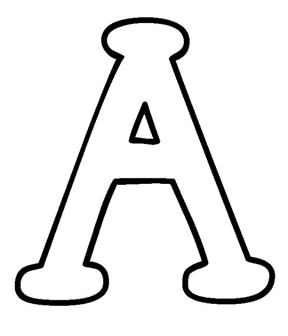 564x658 New Letter A Coloring Pages On Line Drawings