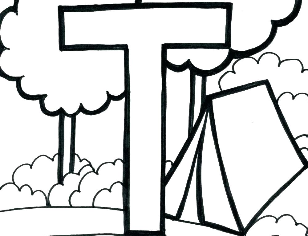 1000x768 Letter T Coloring Pages Letter T Coloring Pages Letter A Coloring