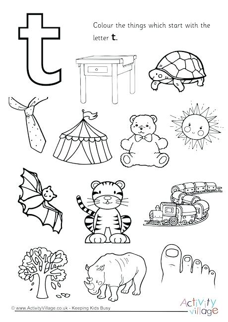 460x650 Letter T Colouring Pages Plus Start With The Letter T Colouring