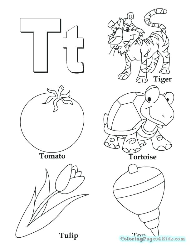 612x792 Letter Coloring Sheets Free Professional