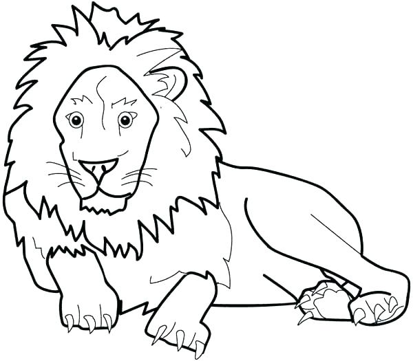 The Lion And The Mouse Coloring Page at GetDrawings | Free download