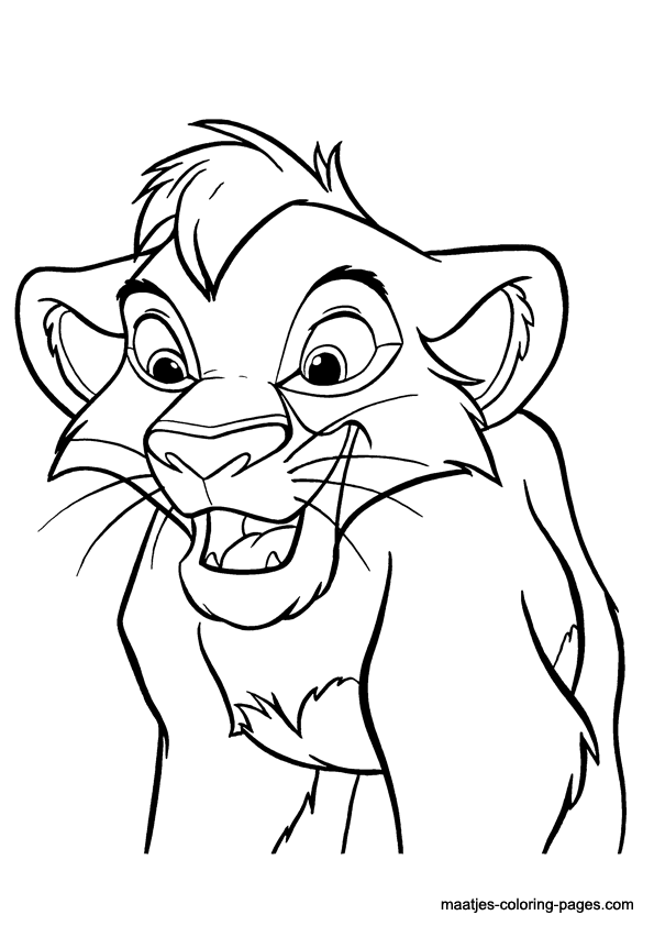 595x842 Lion King Coloring Pages